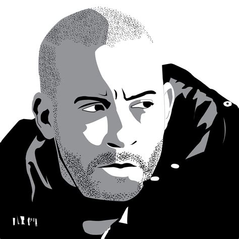 3088x3088 Resolution Vin Diesel Vector Graphics Hood 3088x3088