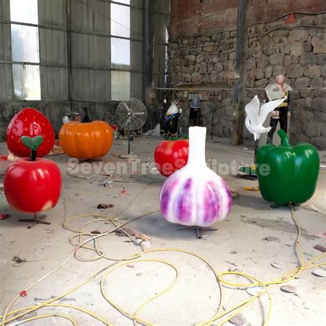 Fruit And Vegetable Sculptures Seventreesculpture