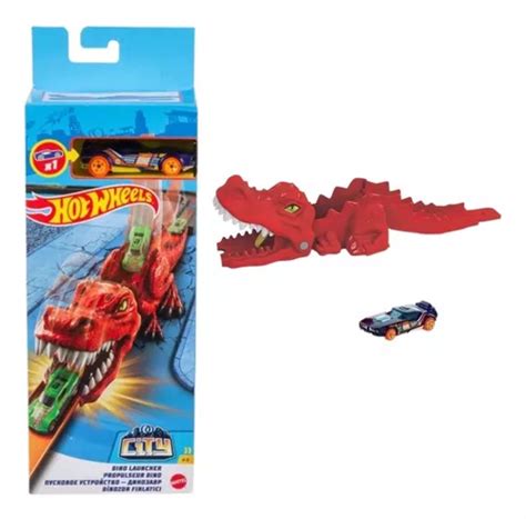 Carrito Hot Wheels City Launcher Nemesis Dinosaur T Rex MercadoLibre