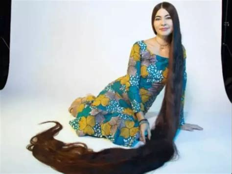 Meet Aliia Nasyrova Real Life Rapunzel With Hair Longer Than Worlds