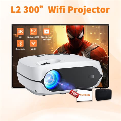 Happrun L K Projector G Wifi Bluetooth Projector Native P