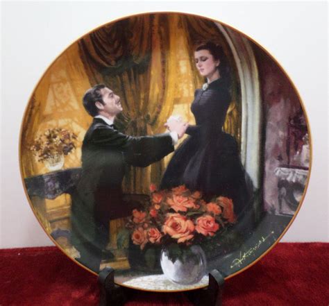 Collector Plate Gone With The Wind The Proposal Bradford Exchange NOS