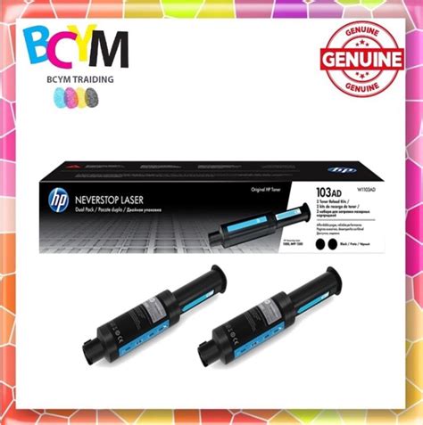 HP 103AD 2Pack Black Toner Reload Kit Original 103AD Dual Lazada PH