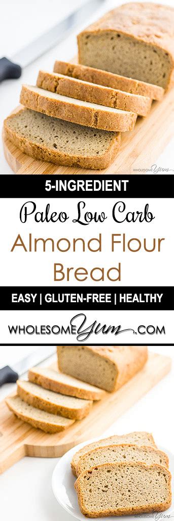 Easy Low Carb Bread Recipe Almond Flour Bread Paleo Gluten Free