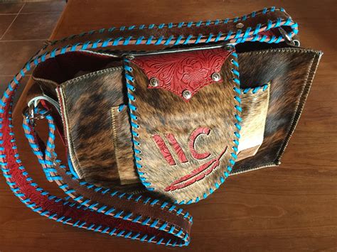 Custom One Of A Kind Cowhide And Leather Bags Concealed Carry Purse