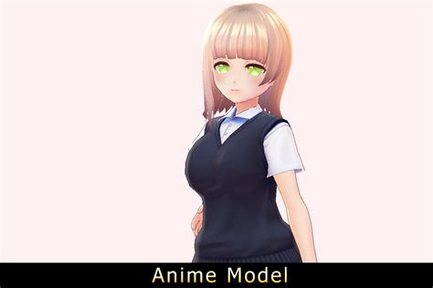 Anime Character Megumi Remakev2 Contain Vrm 3d Characters Unity Asset Store