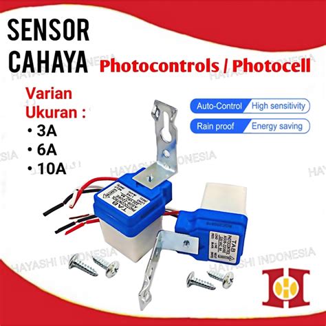 Jual Photocell Fotosel Sensor Cahaya Lampu Led Saklar Otomatis Siang