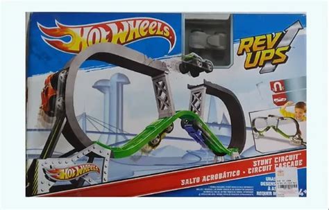 Pista Hot Wheels Rev Ups Salto Acrobático Mattel MercadoLivre