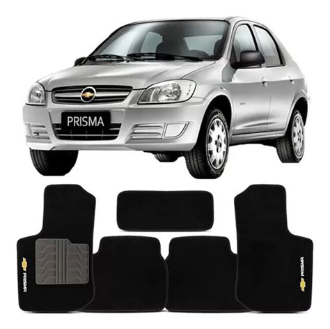 Kit Tapete Gm Prisma A Automotivo Carpete Preto Frete Gr Tis