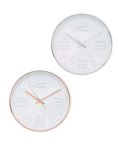 Sempre 3d Number Wall Clock Aldi Uk