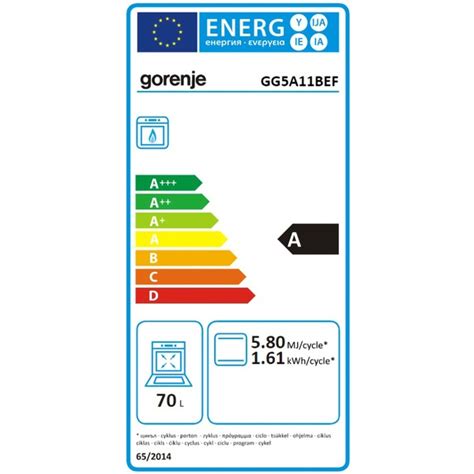 Aragaz GORENJE GG5A11BEF, 4 arzatoare, gaz, L 50 cm, bej