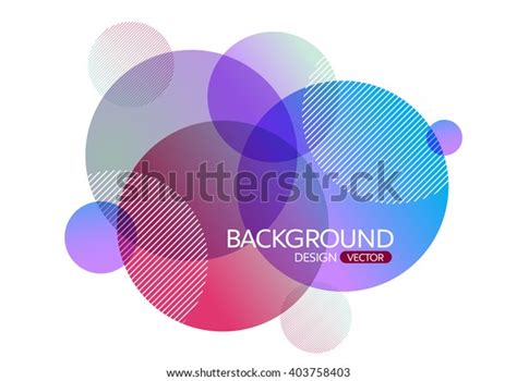 abstract geometric  circle shapes design stock vector royalty