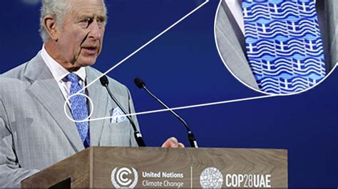 King Charles wearing an interesting tie at the COP28 : r/vexillology