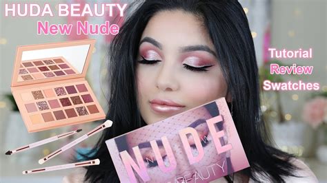 Huda Beauty New Nude Palette Review Swatches Tutorial Youtube