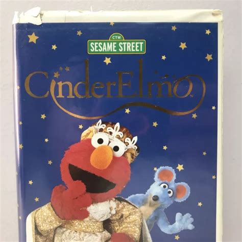 SESAME STREET CINDERELMO VHS Tape Elmo World Musical PBS Cinderella