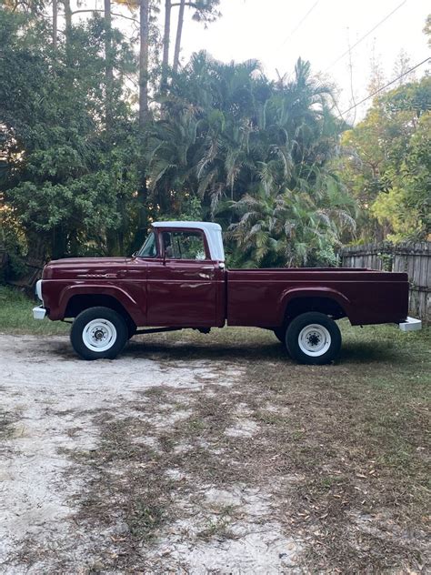 1960 Ford F250 Pickup Truck Napco 4wd 4x4 Manual No Reserve Unmodified