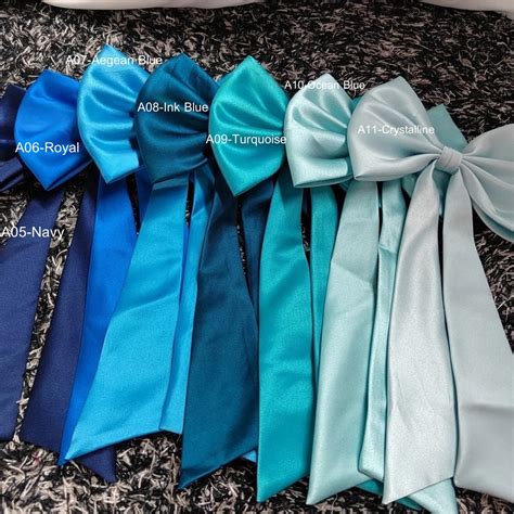 31 Colors Pink Blue White Satin Bow Taffeta Bow Wedding Dress Bow