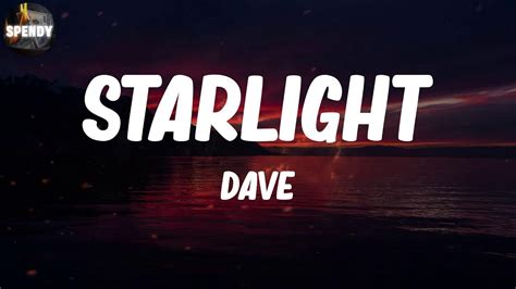 Dave Starlight Lyric Video Youtube