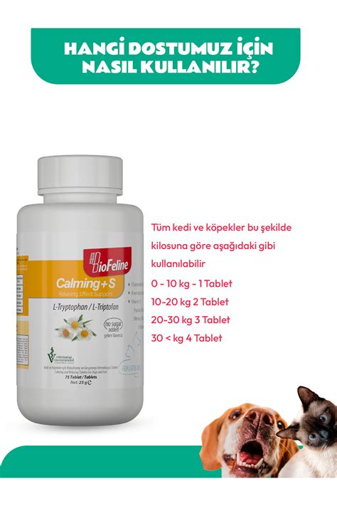 Biofeline Calming S Kedi Ve K Pekler I In Anti Stres Tablet Tablet