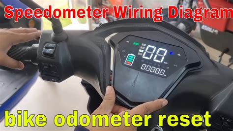 E Bike Speedometer Wiring Diagram E Bike Odometer Reset Ebike Display