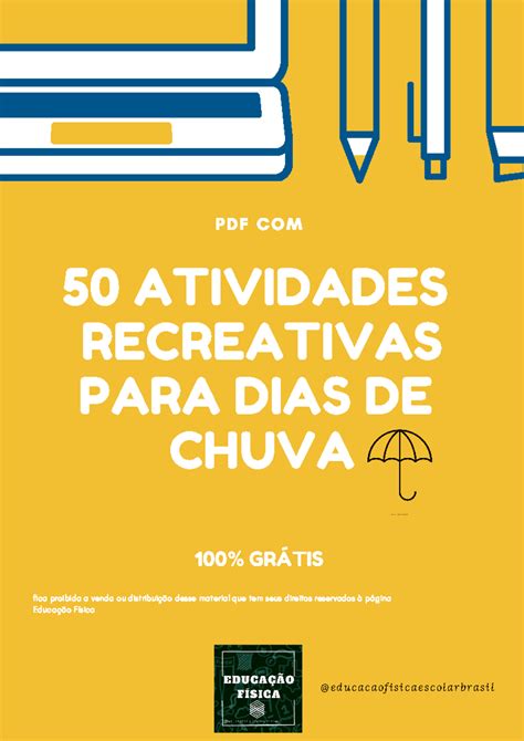 Atividades Para Dias De Chuva Atividades Recreativas Para Dias