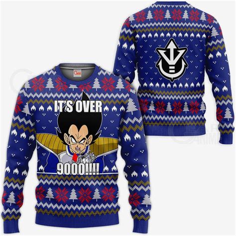 Vegeta Dragon Ball Its Over Meme Sweater Vegeta Ugly Christmas