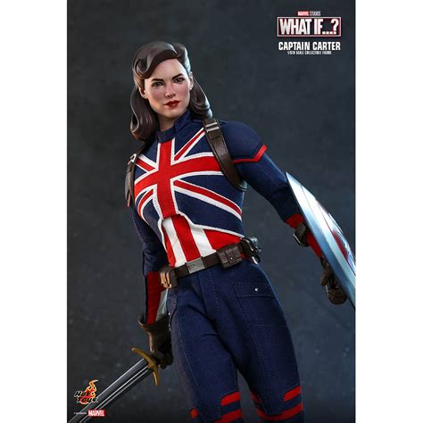 Hot Toys Marvel Captain Carter What If Collectible Statue Cm Merchandise Zavvi Uk