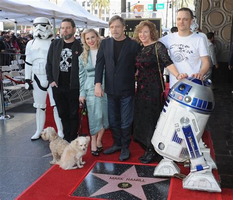 Pictured: Mark Hamill and family. | Mark Hamill Honored With Star on the Hollywood Walk of Fame ...