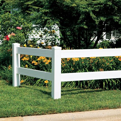 Outdoor Essentials Vinyl Rail Ranch Fence Corner Post Wayfair