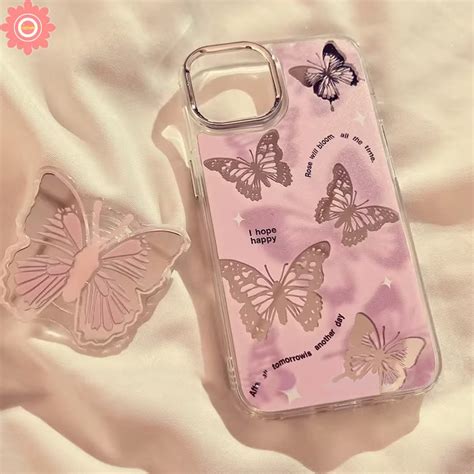 INS Korea Fashion Butterfly Fresh Flower Cartoon Cute Strawberry Bear