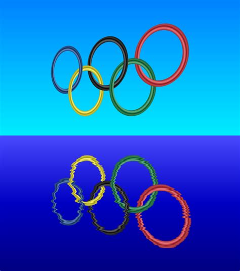 Free Clip Art Olympic Rings By Gustavorezende