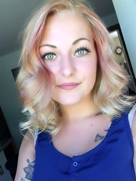 Pink Hair Blonde Highlights