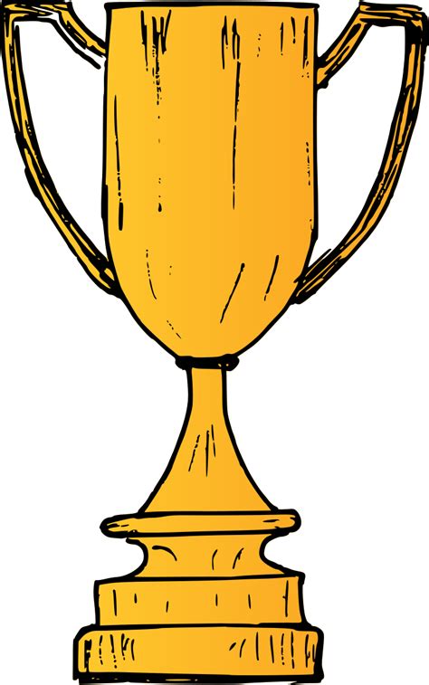 Trophy Drawing Vector (EPS, SVG, PNG Transparent) | OnlyGFX.com