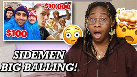 American Reacts To Sidemen 10000 Vs 100 Holiday 😳 Favour Youtube