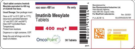 Imatinib - FDA prescribing information, side effects and uses