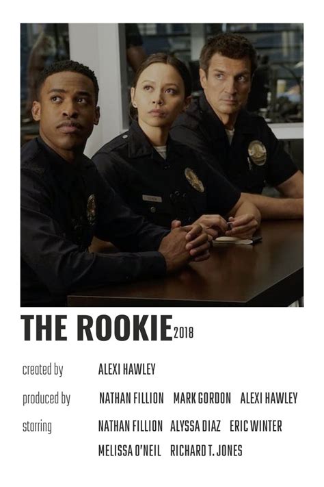 Polaroid Poster The Rookie ♡ By Elisia ♡ The Rookie Movie Film