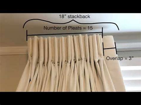 drapery stackback youtube