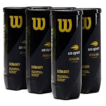 Bola de Tênis Wilson US Open Extra Duty - Pack Com 6 Tubos - Bola de ...