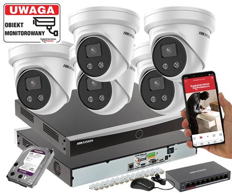 ZESTAW MONITORINGU DO DOMU HIKVISION 4MPX DS 2CD2346G2 I ACUSENSE