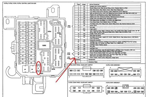 Visualizing the Fuse Box Diagram for a 2005 Mazda Tribute