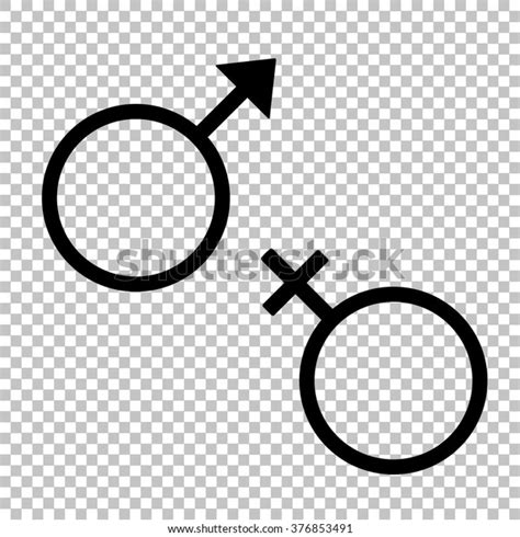 Sex Symbol Sign Flat Style Icon Stock Vector Royalty Free