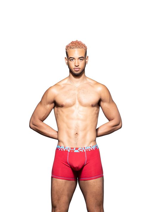Pánské boxerky Andrew Christian červené ALMOST NAKED RED