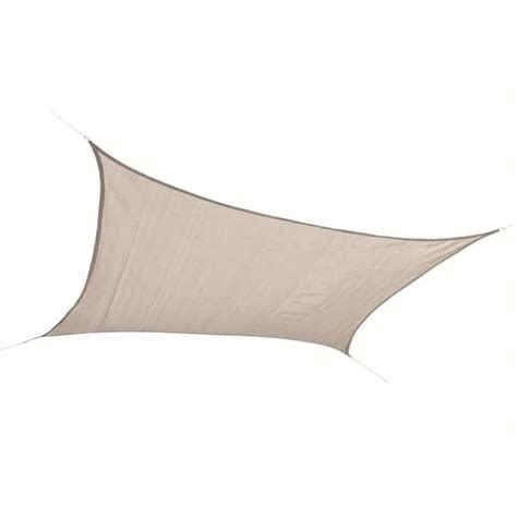 Vigoro 8 Ft X 12 Ft Almond Rectangle Shade Sail 2 Pack 25684 2pk