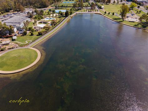 Victoria Park Lake Shepparton Drone Images
