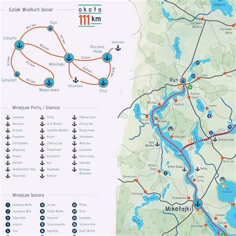 Mapa Zdrapka Szlakiem Wielkich Jezior Mazurskich GodsToys Pl