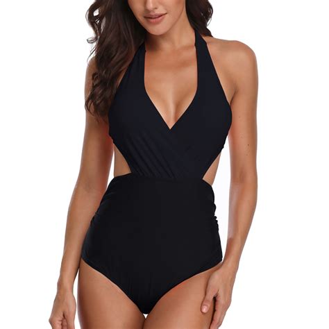 Naughtyhood Summer Womens Swimsuits Claerance Women Bandage Sexy One Piece Bikini Push Up Pad