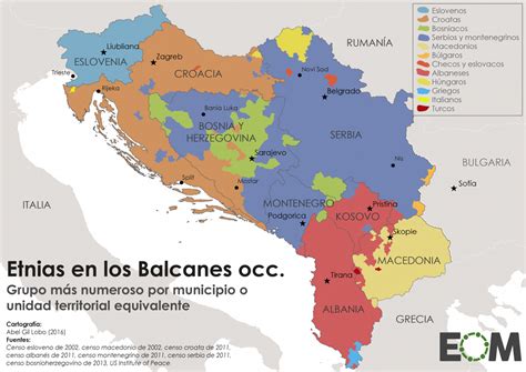 El Mapa Político De Los Balcanes Mapas De El Orden Mundial EOM