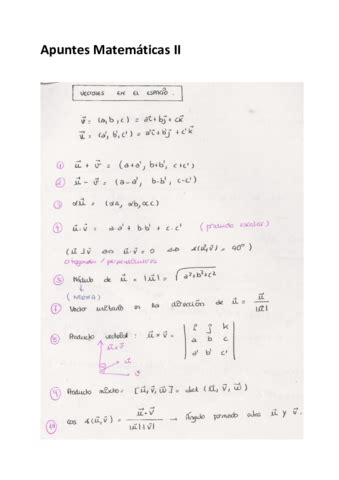 Apuntes Matemáticas II ADE pdf