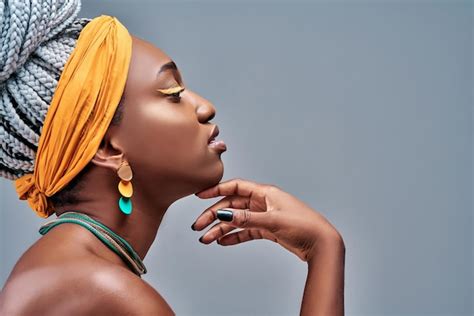 Premium Photo Portrait Of Naked Sensual Attractive Charming Pretty Enjoying Her Perfect Skin