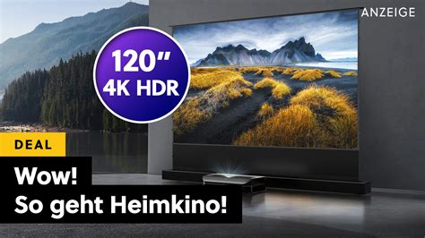 Seit ich diesen 4K HDR Laser-TV mit 120 Zoll und Dolby Vision testen ...